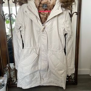 Abercrombie & Fitch Jacket with removable fur liner - size M